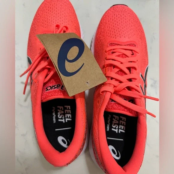 Asics Pink Athletic Shoes Breathable Mesh Design - Picture 7 of 9